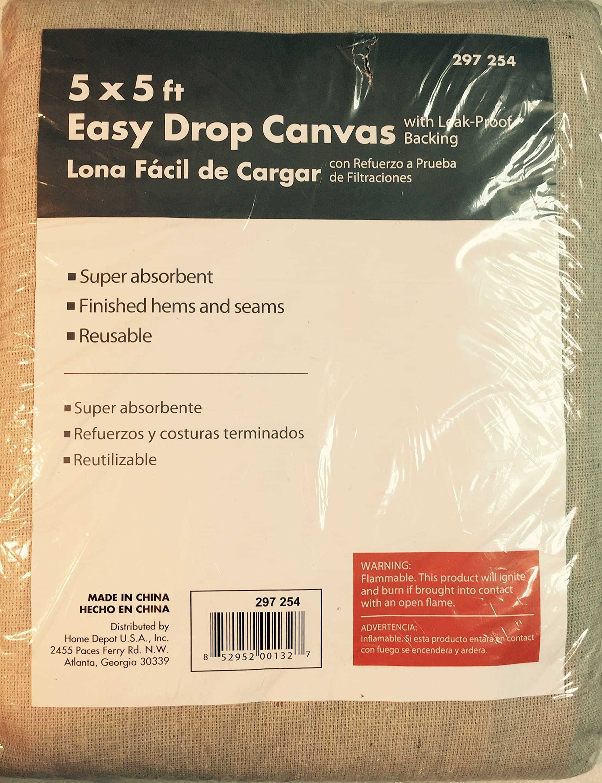 5 ft. x 5 ft. Easy Drop Cloth