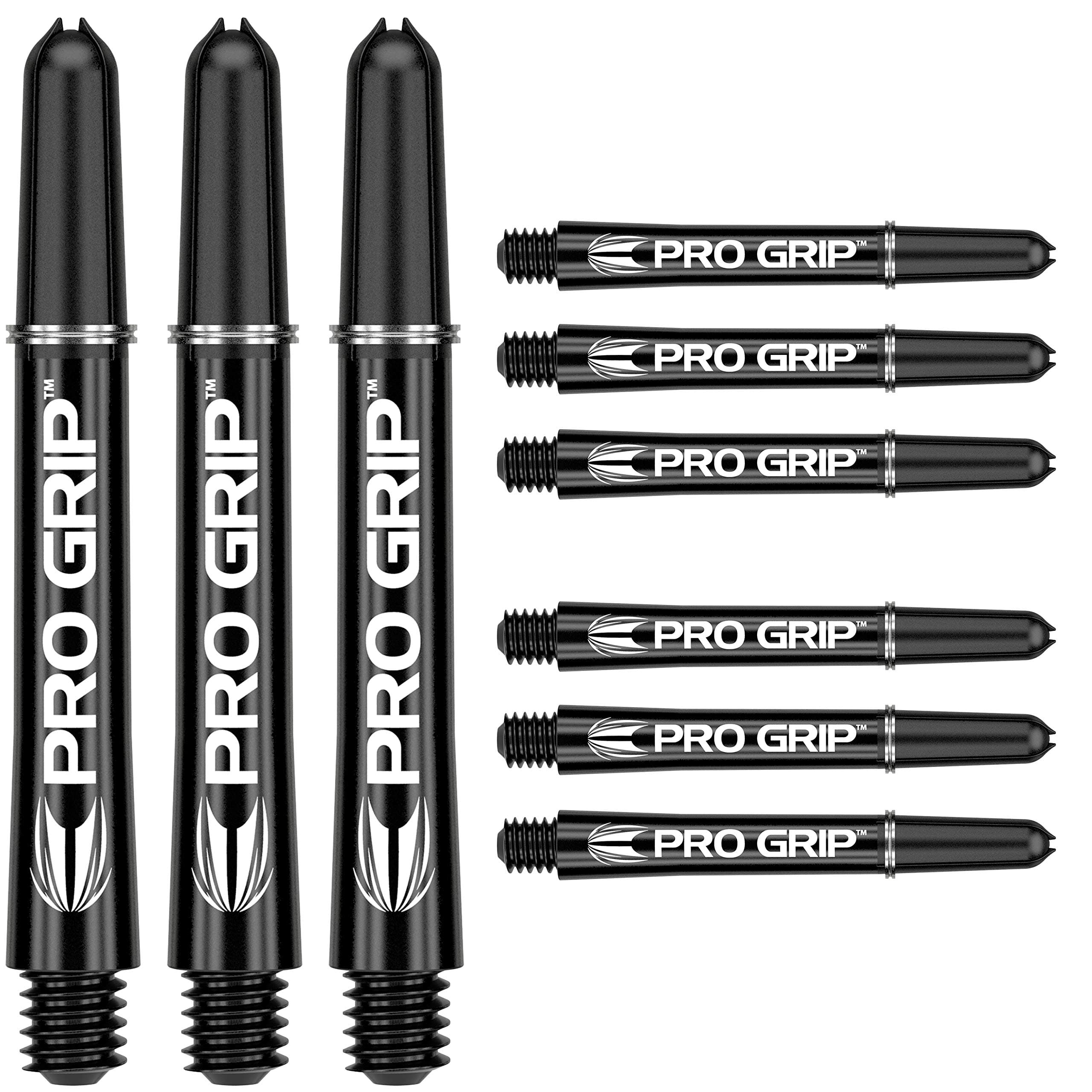 3 x Sets of Pro Grip Dart Stems - 9 Dart Shafts in Total - Different Sizes and Colours