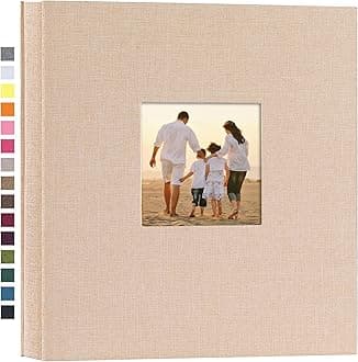 Linen Hardcover Photo Album 4x6 1000 Photos Large Capacity for Family Wedding Anniversary Baby Vacation (Beige, 1000 Pockets)