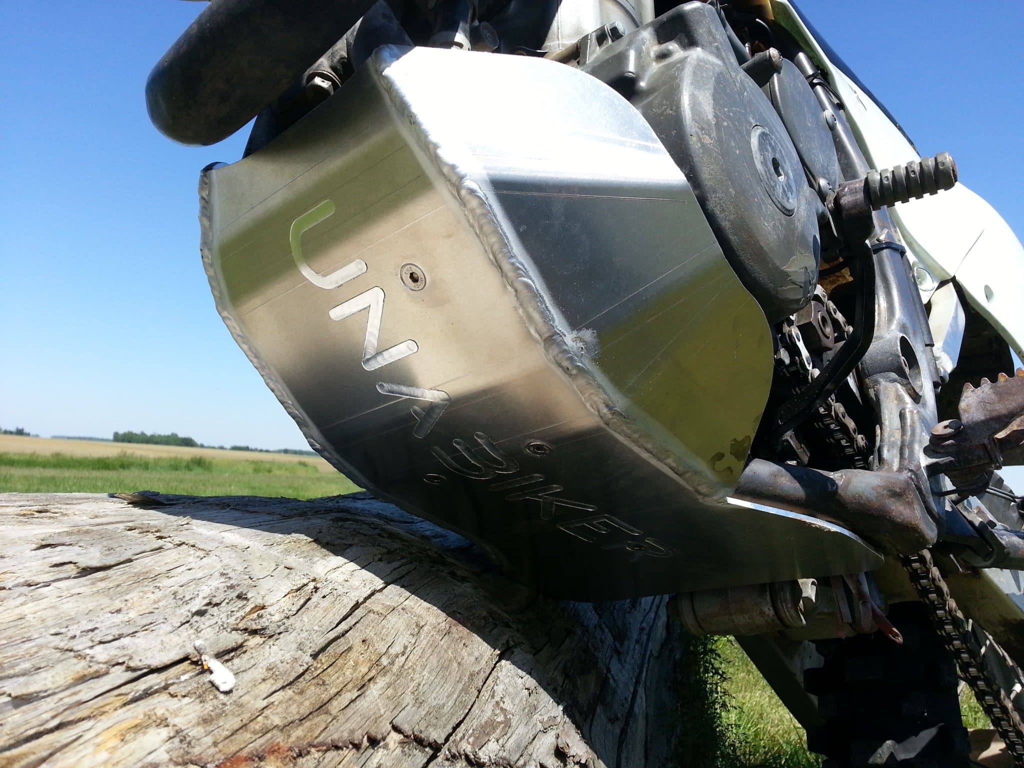 Unabiker Suzuki 00-15 DRZ 400 E/K/S/SM Skid Plate - Bare Aluminum