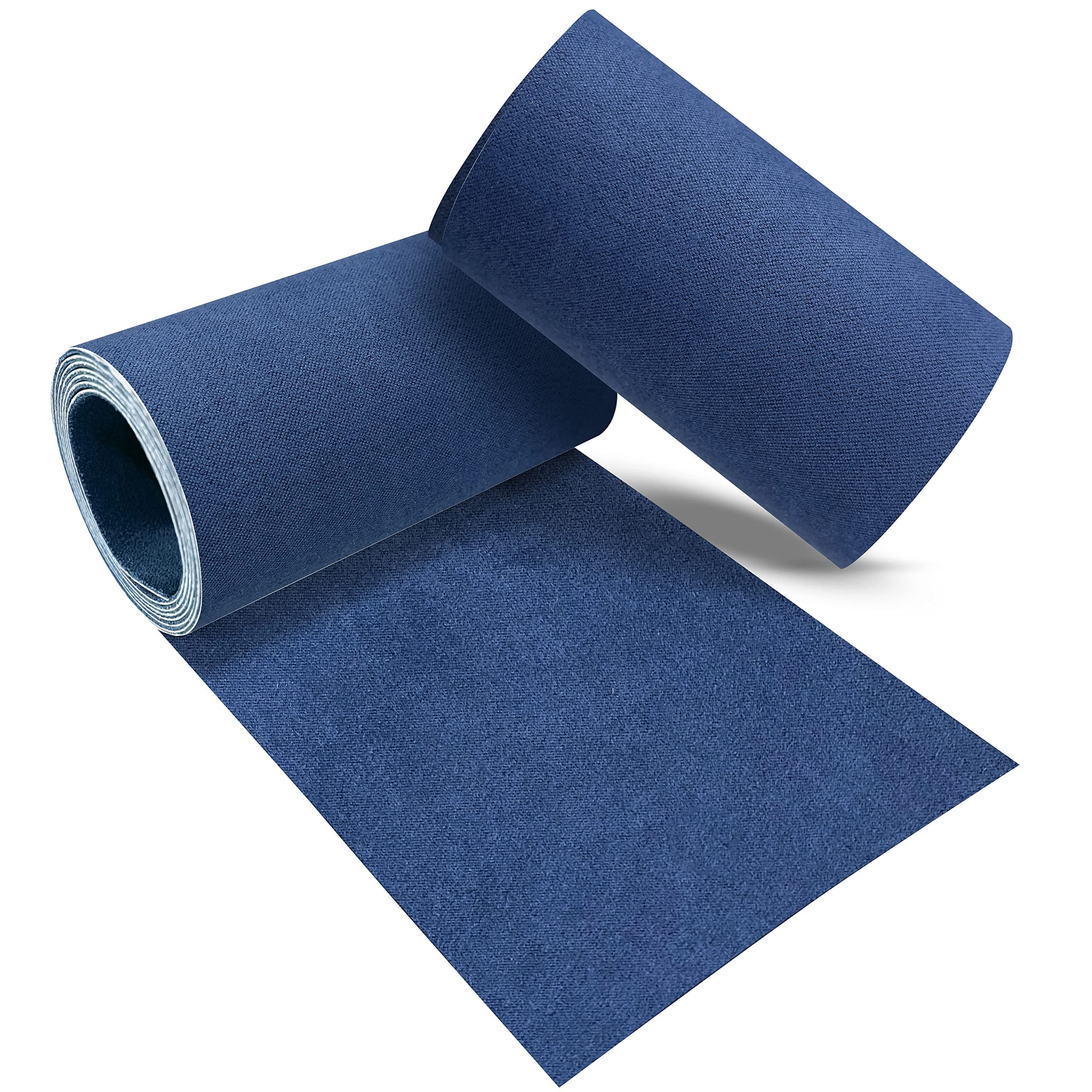 Azobur Velvet Repair Patch, Self-Adhesive Flannel Fabric Patch, Multi Colors, Microfiber Patch，Can be Used to Patch Sofas, Car Seats, Handbags, Jacket Holes and Tears (Blue)