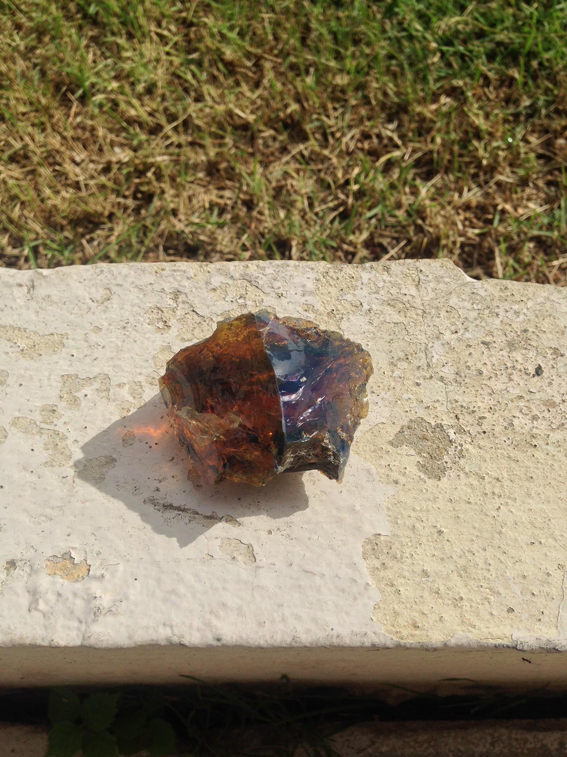 Dominican Blue Amber Stone 24 Grams Rough Specimen