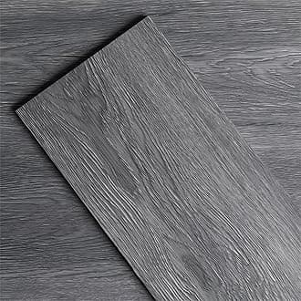 Vinyl Flooring - LVT Flooring Peel and Stick Tiles Dark Grey, 2.0 mm, 36 Pieces Waterproof for Office, Hallway, Kitchen (5.02 m², Dark Grey)