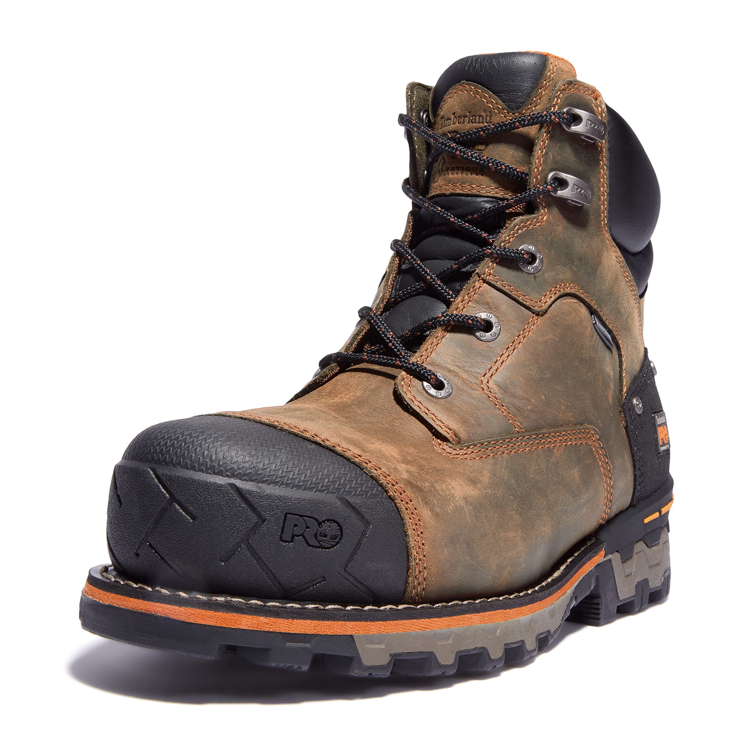 Men's Boondock 6 Inch Composite Safety Toe Waterproof Industrial Work Boot