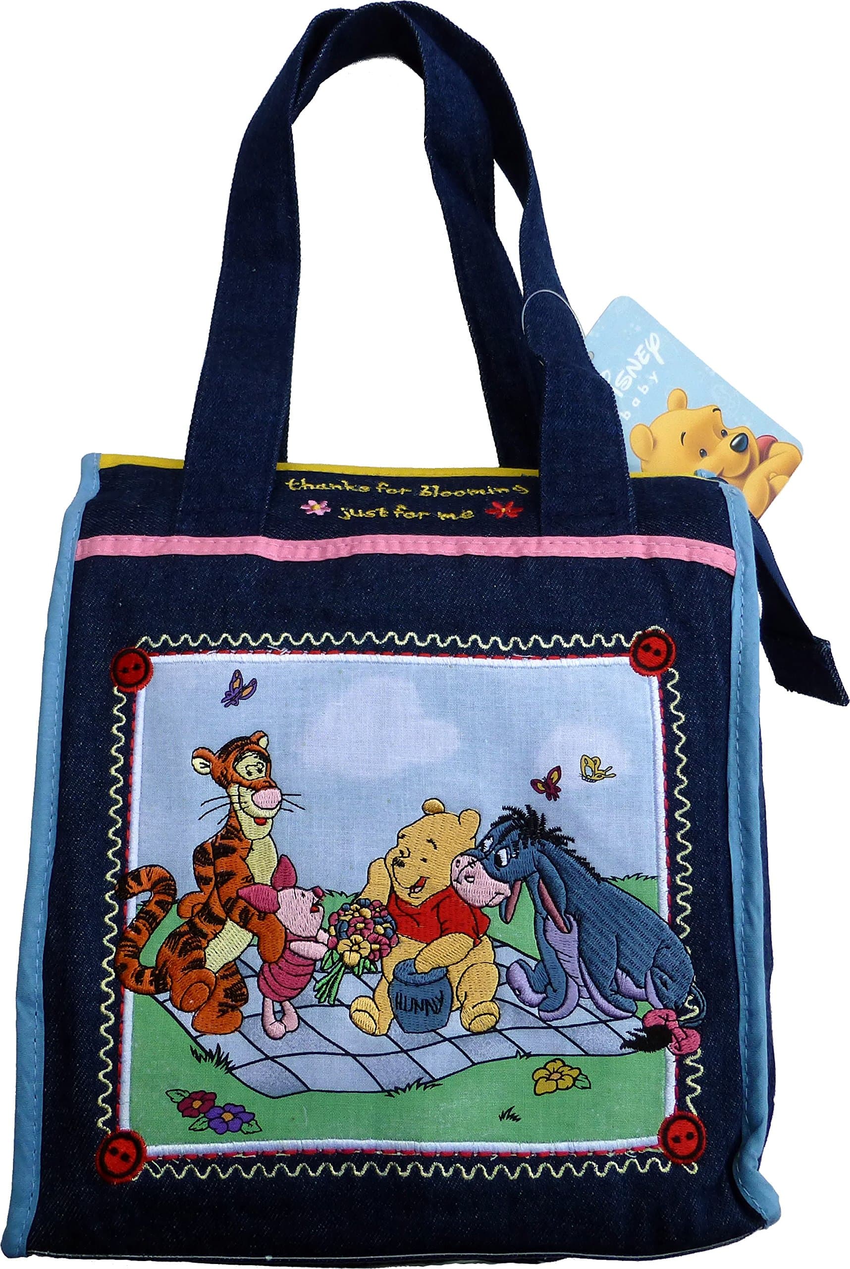 Winnie The Pooh Denim Diaper Bag