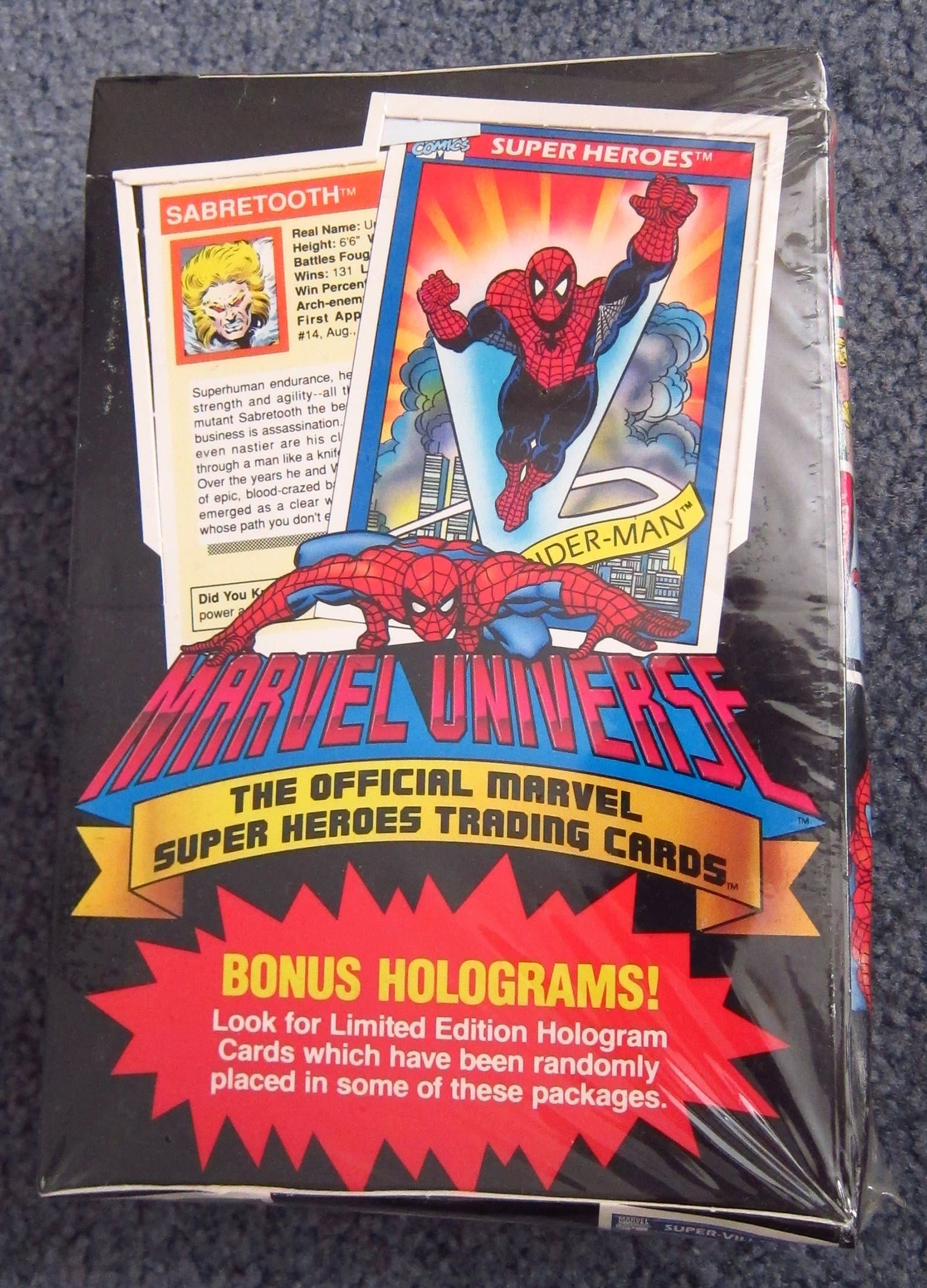 1990 Marvel Universe Series I Trading Card Box - 36 Packs 12 Cards per Pack by Impel