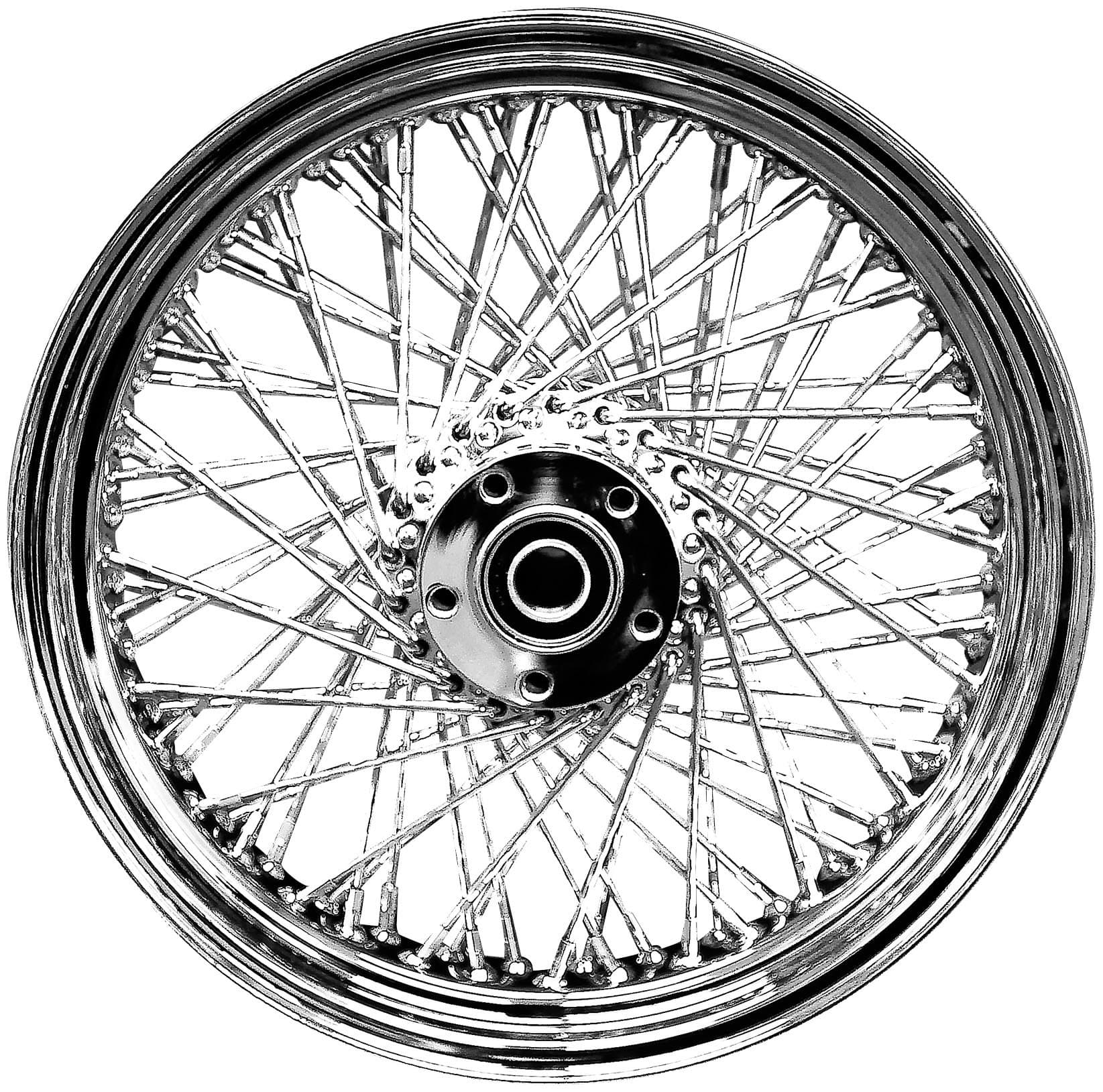 Ride Wright Wheels Inc Omega 80 Spoke 16x3.5 Rear Wheel, Position: Rear, Rim Size: 16 04638-75-OM-T