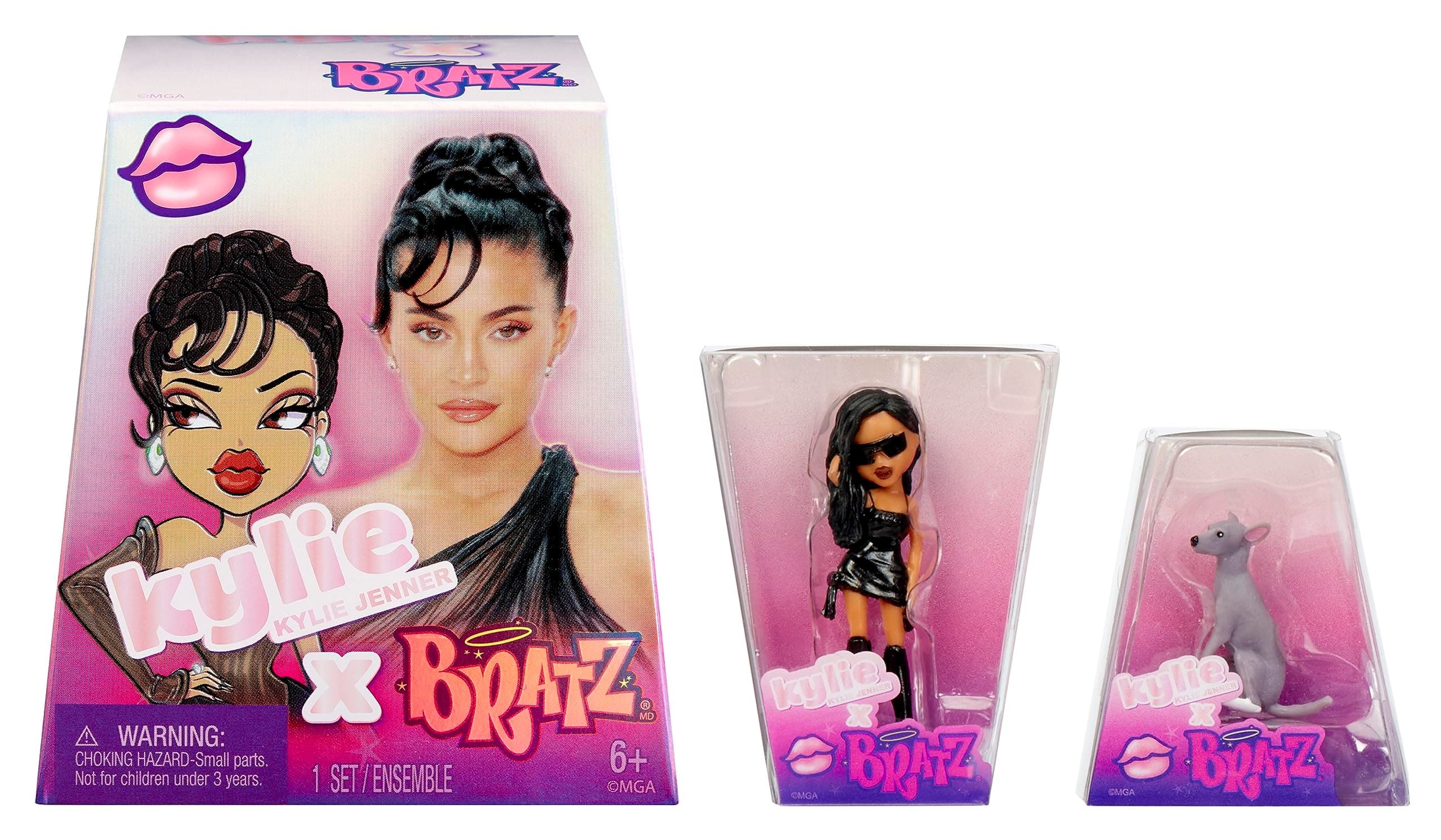 Mini x Kylie Jenner - Series 1-2 Mini Bratz in Each Pack - Blind Packaging Doubles as Display - Collectible Figures for Kids and Collectors Ages 6+ Years