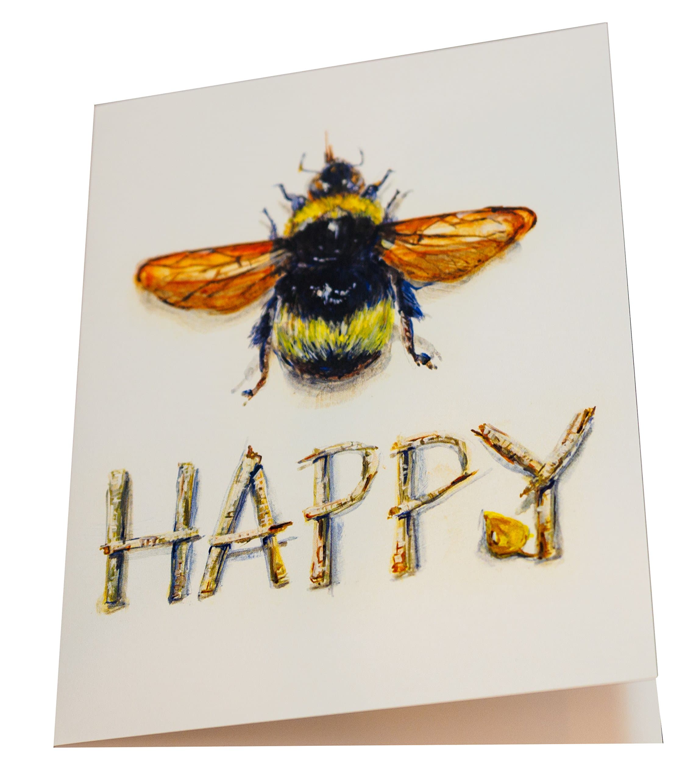 Pamela Gillette Blank Note/Greeting Cards, Pack of 5 (Bee Happy)