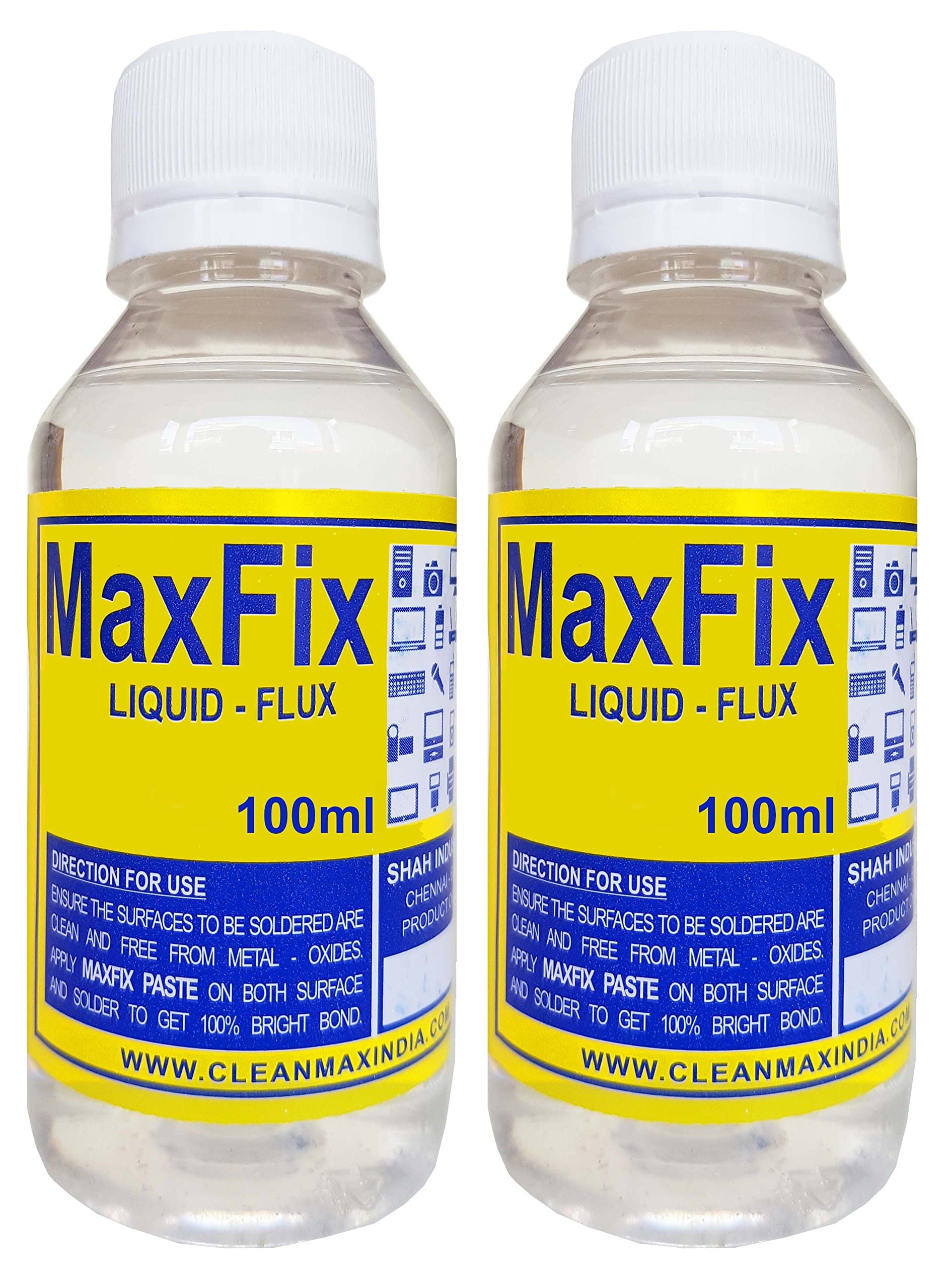 CLEANMAX Maxfix Liquid Flux (Pack Of 2) -- 100ml