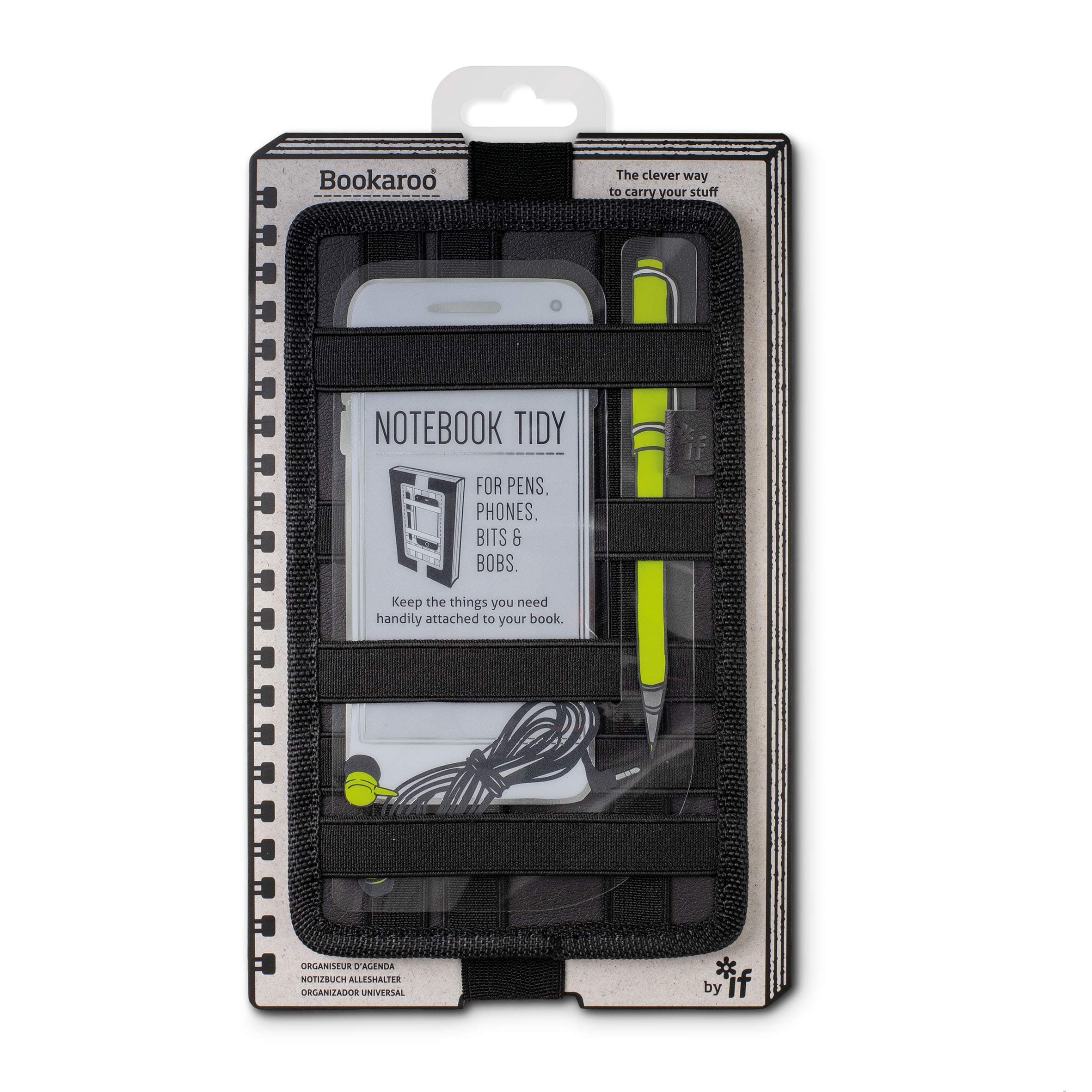 IF Bookaroo Notebook Tidy - Black