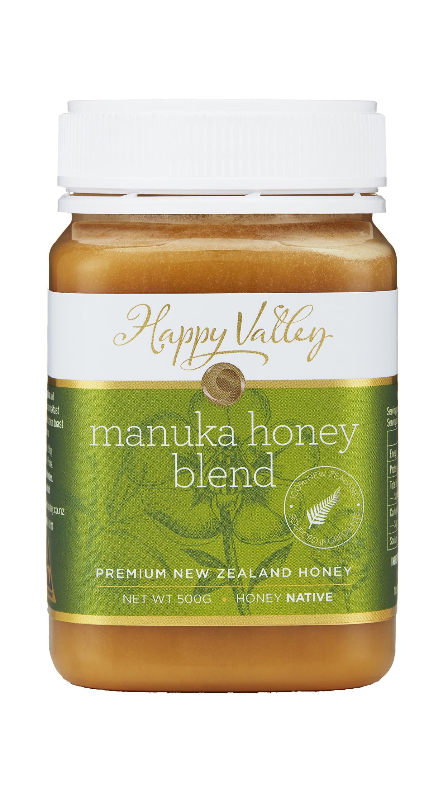 Happy Valley Manuka Blend Honey, 500g (17.6oz)