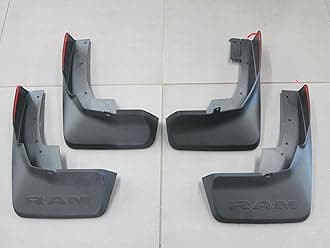 82215488AB 82215489AB Ram 1500 Front and Rear Deluxe Molded Splash Guards With Fender Flares