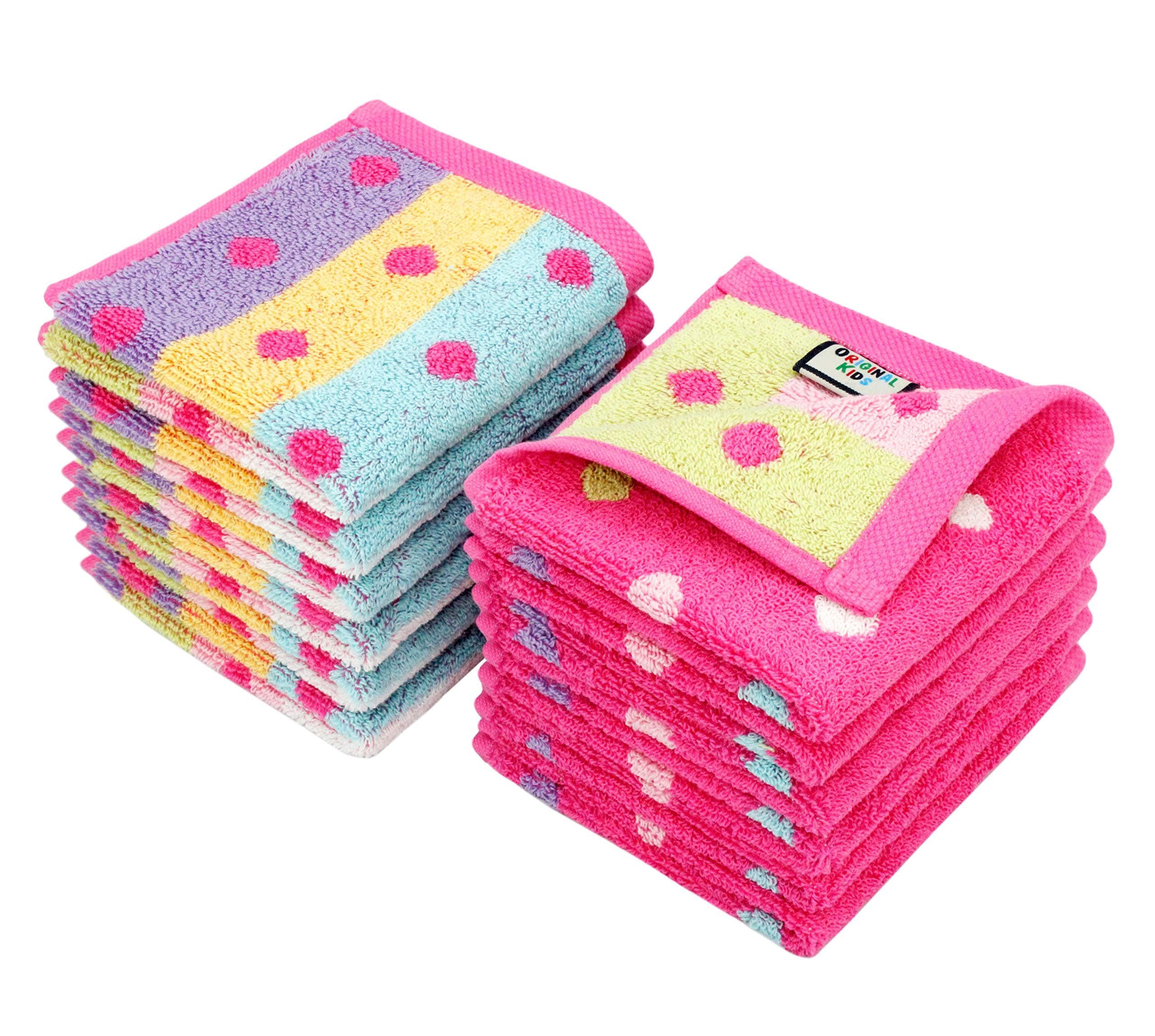 Bath Time Sugar and Spice Set of 12 Washcloths