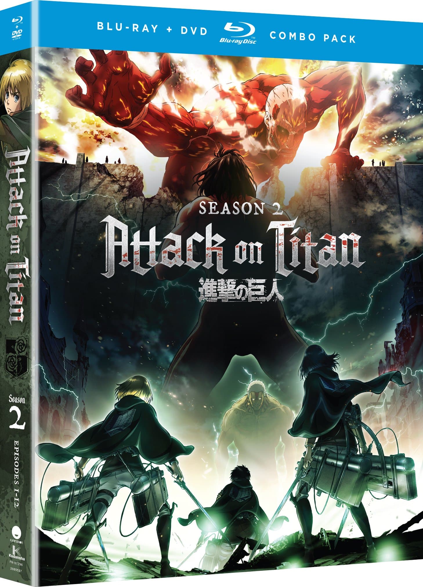 Attack on Titan Season 2 (Blu-ray+DVD)