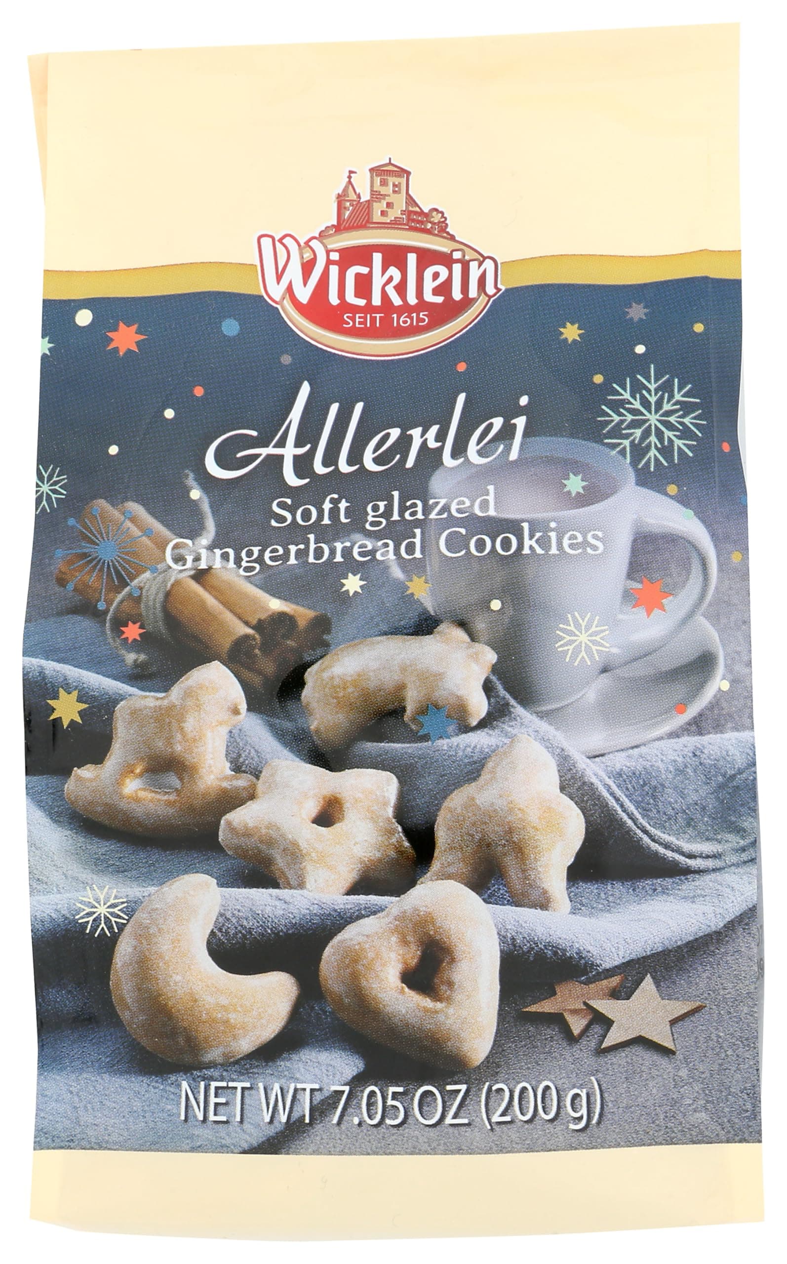 Allerlei Soft Glazed Gingerbread Cookie Bag, 7.05 oz