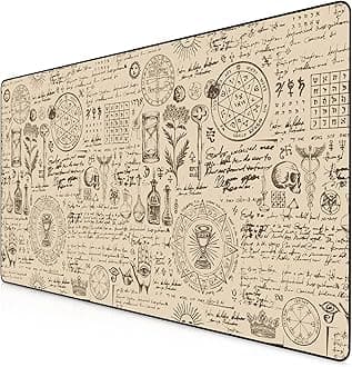 XXL Mouse Mat - Mouse Pad 1200 x 600 x 3mm –Speed Gaming Mouse Pad - Extra Large - Table Mat Large Size - improved Precision and Speed – Design Alchemy