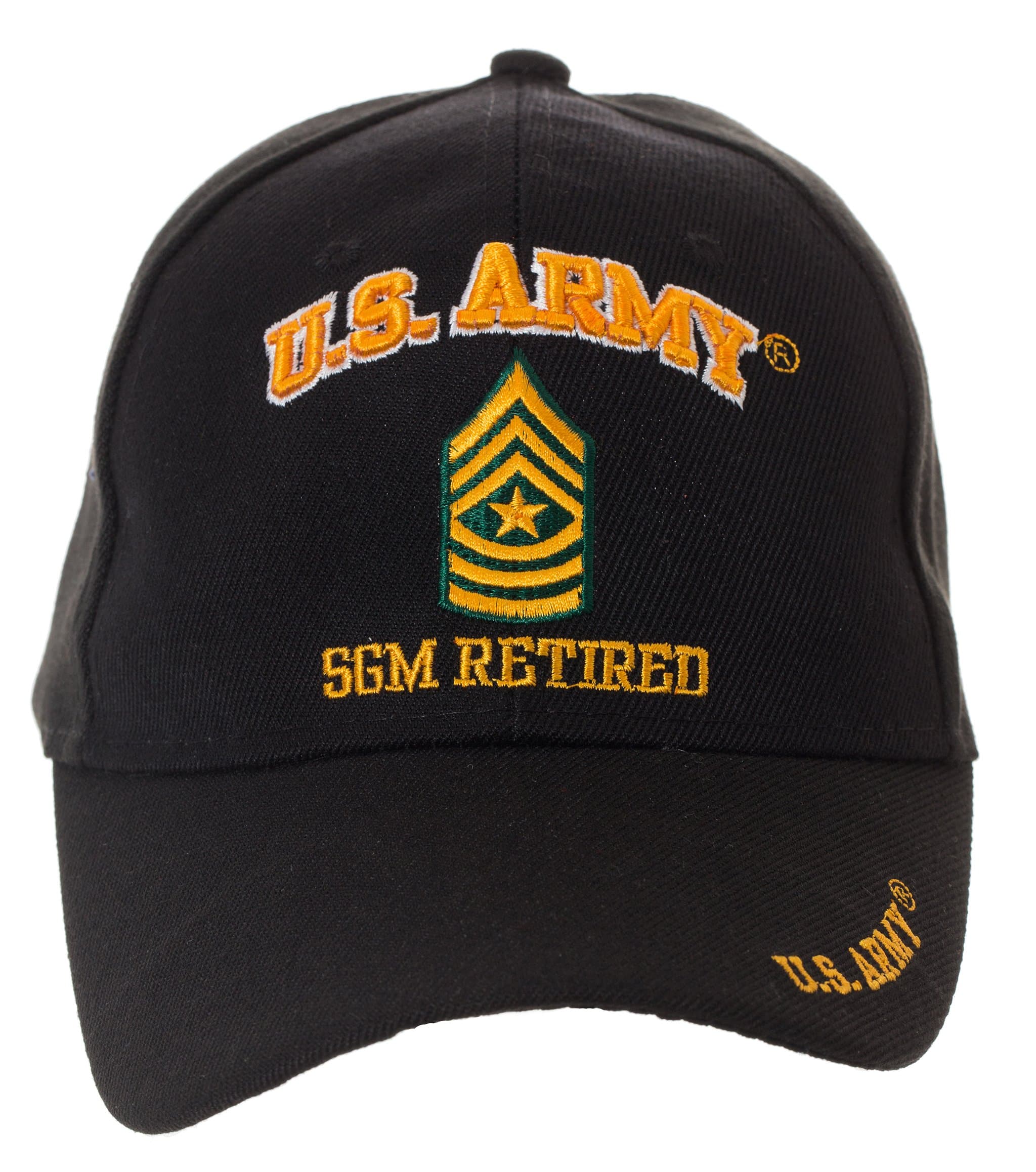 Artisan OwlOfficially Licensed US Army Retired Baseball Cap - Multiple Ranks Available!