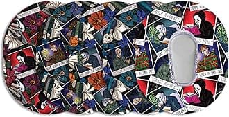 Glucomart Adhesive Patches for Dexcom G6 – 5-Pack Waterproof, Sweatproof CGM Overpatches – Hypoallergenic CGM Patches (Horror Bookish)