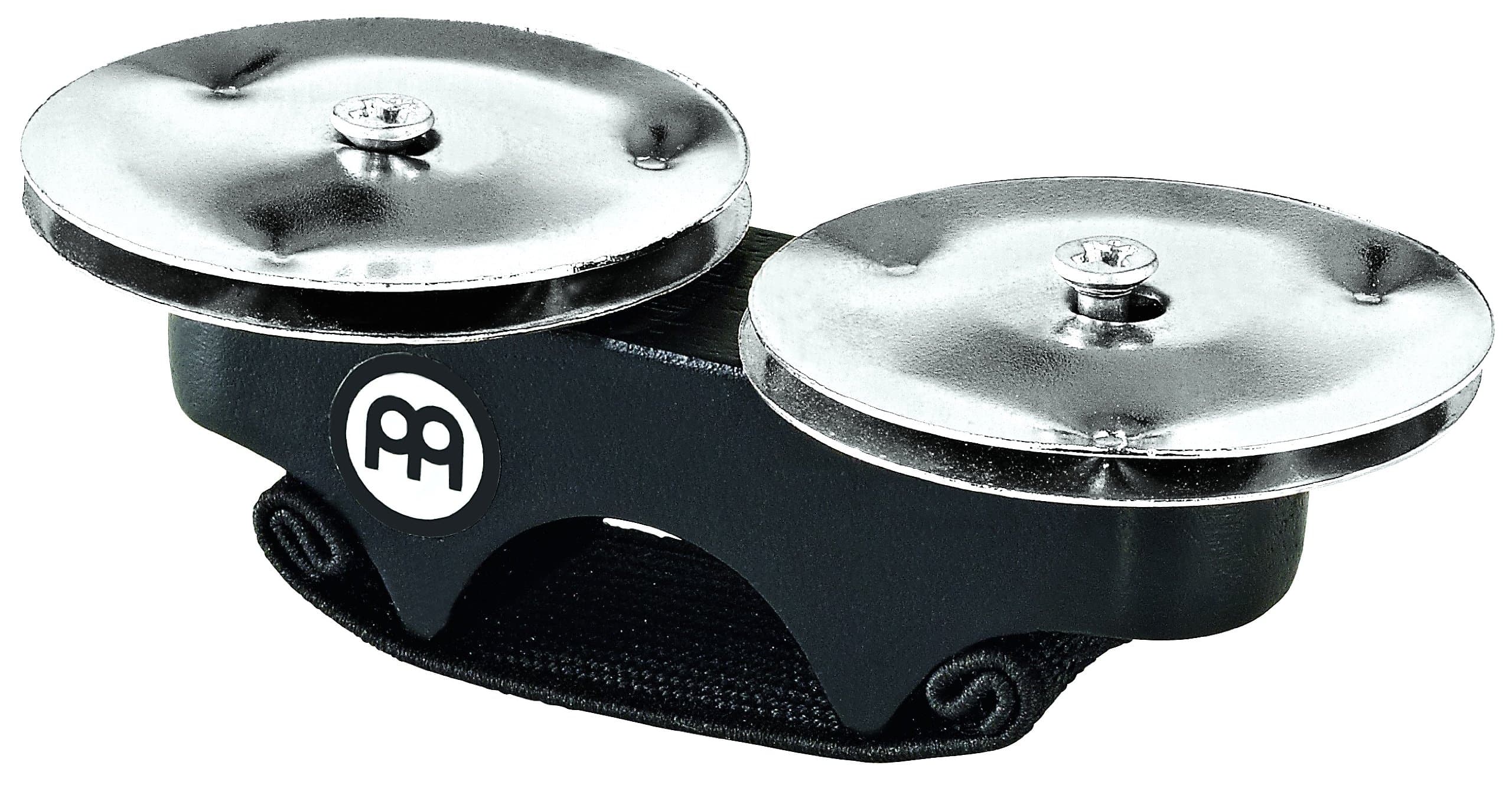 Meinl Percussion FJS1S-BK Steel Finger Jingles for Cajon - Black