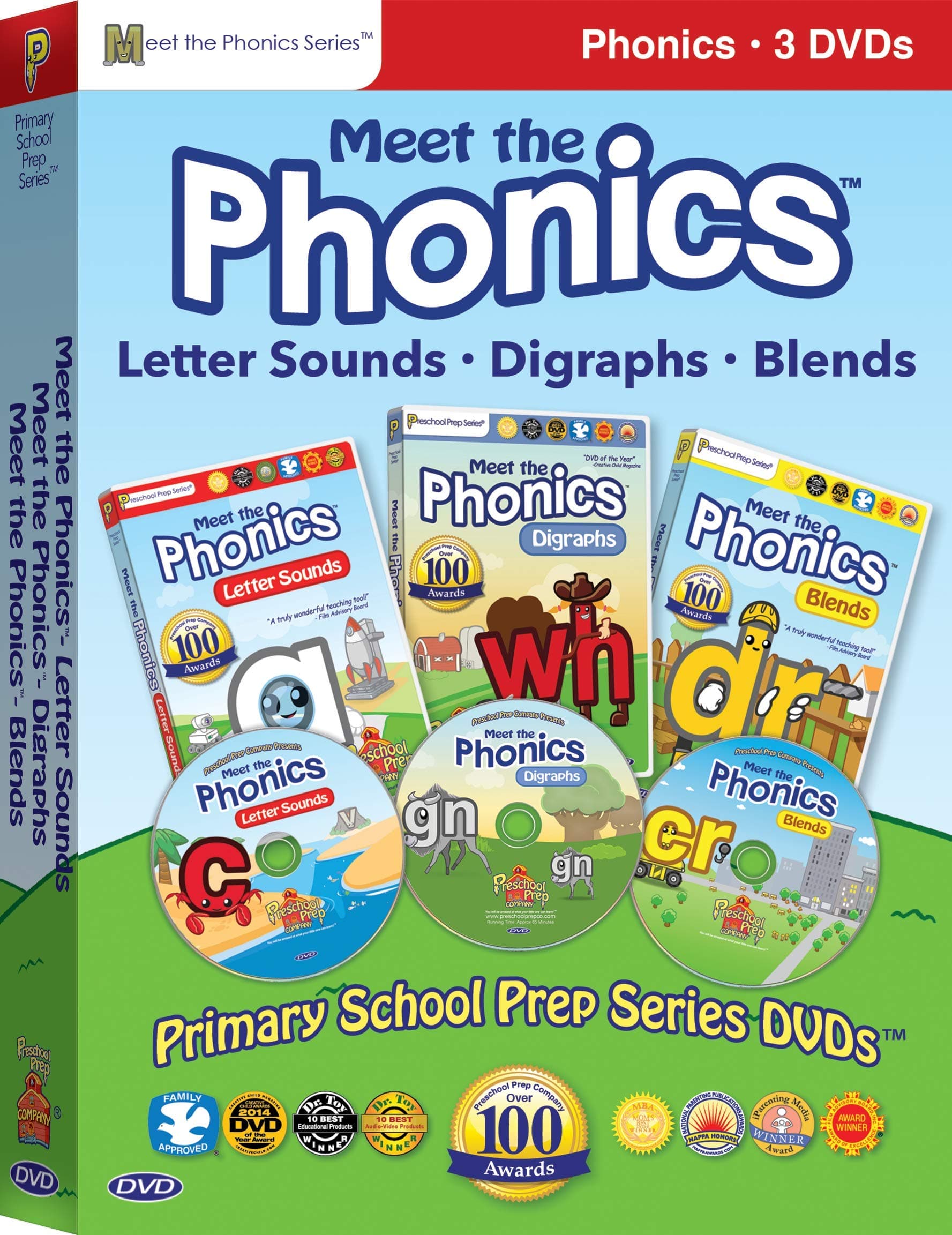 3 DVD Phonics Pack