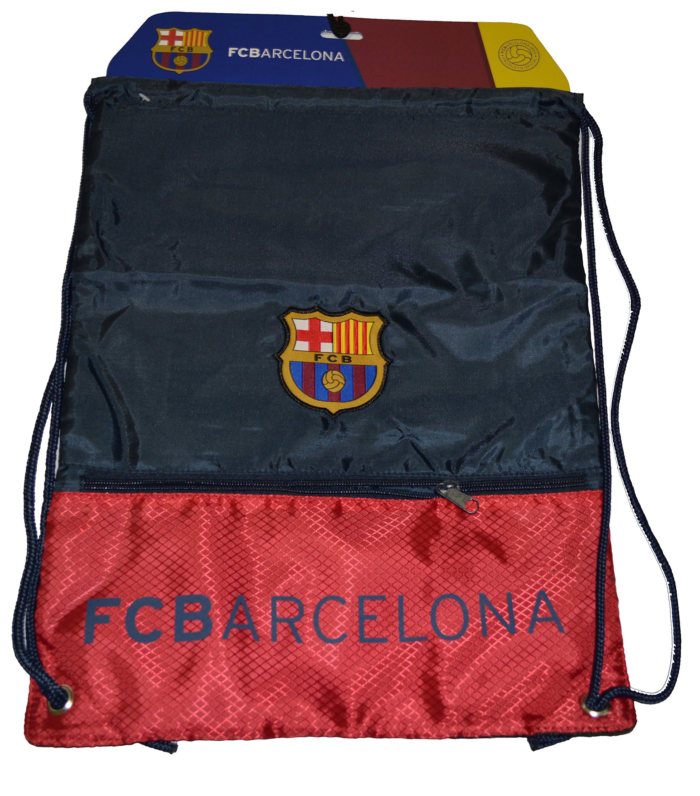 Fc Barcelona GYM Sack BAG Drawstring Backpack Cinch Bag Authentic Official NEW 2015