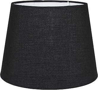 MiniSun | Modern Tapered Light Shade in a Black Fabric Finish | Floor Lamps & Torchieres, Home Décor & Improvement Essential | 250cm Shade Width