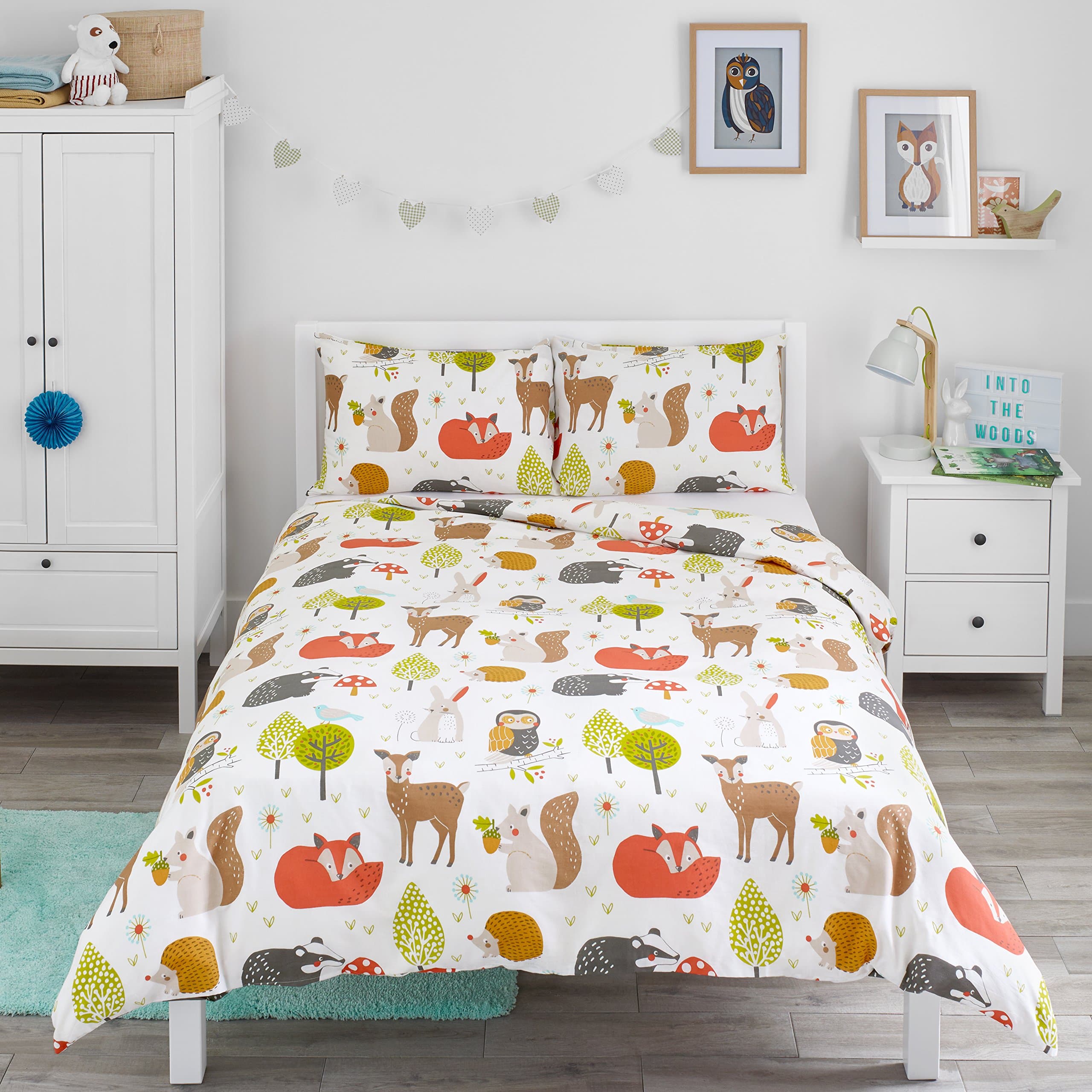 Woodland Animals - Double Duvet Set