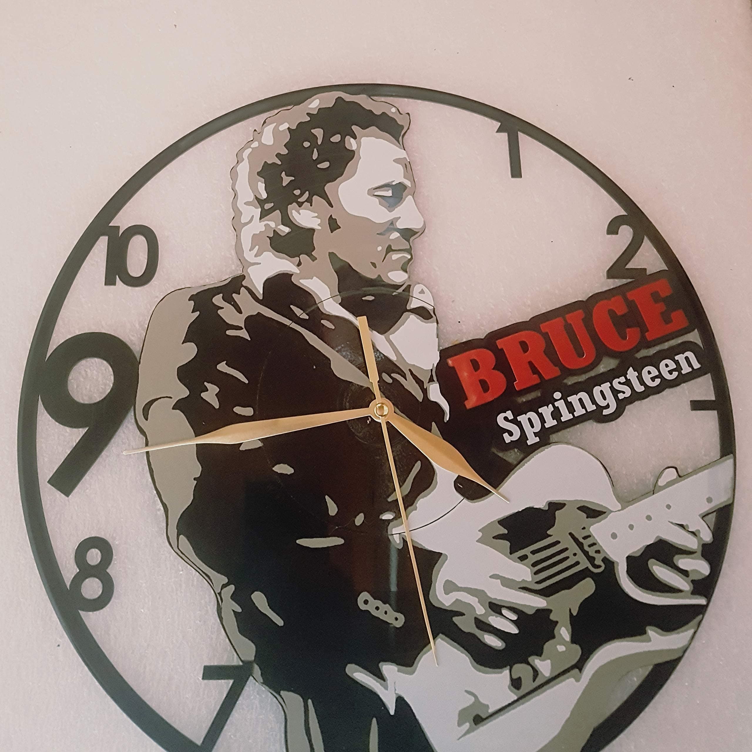 DIY Vinyl Wall Clock Decorative Designed Modern Vinyl Record Wall Clock Silent Large New Bedroom Livingroom Office Decore Analog Universal Decorate Your Home Best Gift for Friend,