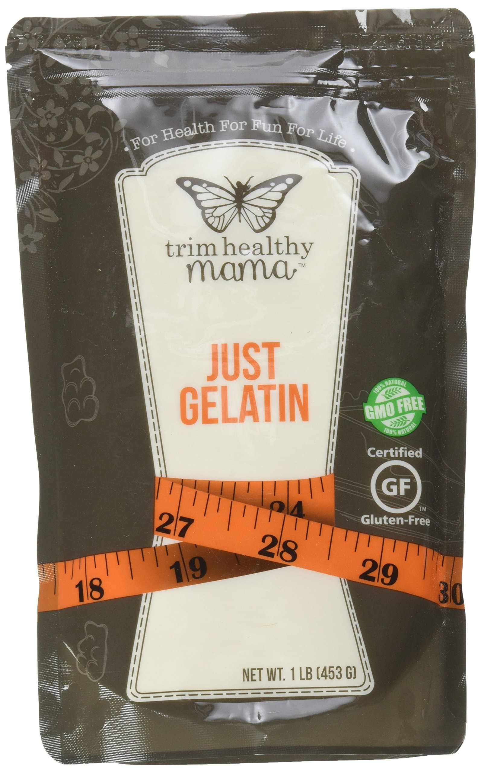 THM Non-GMO Just Gelatin (100% Organic Beef) Unflavored 1 Pound