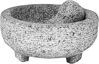 Vasconia 5031764 4-Cup Granite Molcajete Mortar and Pestle