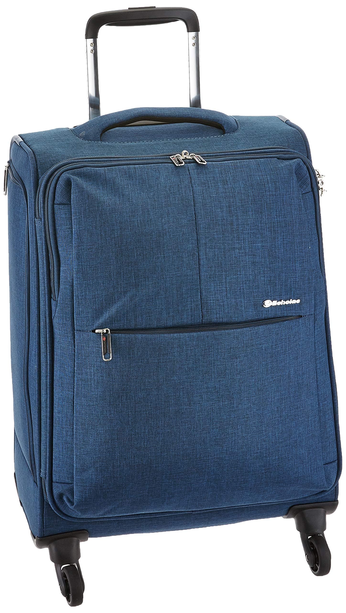 ECHOLAC Polyester 15 inch 58 cms Blue Softsided Cabin Luggage (CT807)