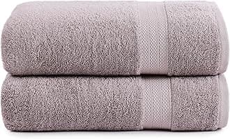 LANE LINEN 100% Cotton 2 Pack Bath Sheets (35"x66") - Ring Spun, Extra Large Cotton Bath Towels Set - Quick Dry, Soft & Absorbent Oversized Towel Set - Remains Soft After Multiple Washes - Platinum