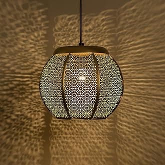 Homesake® Moroccan, Hanging Pendant Light (Gold Round)