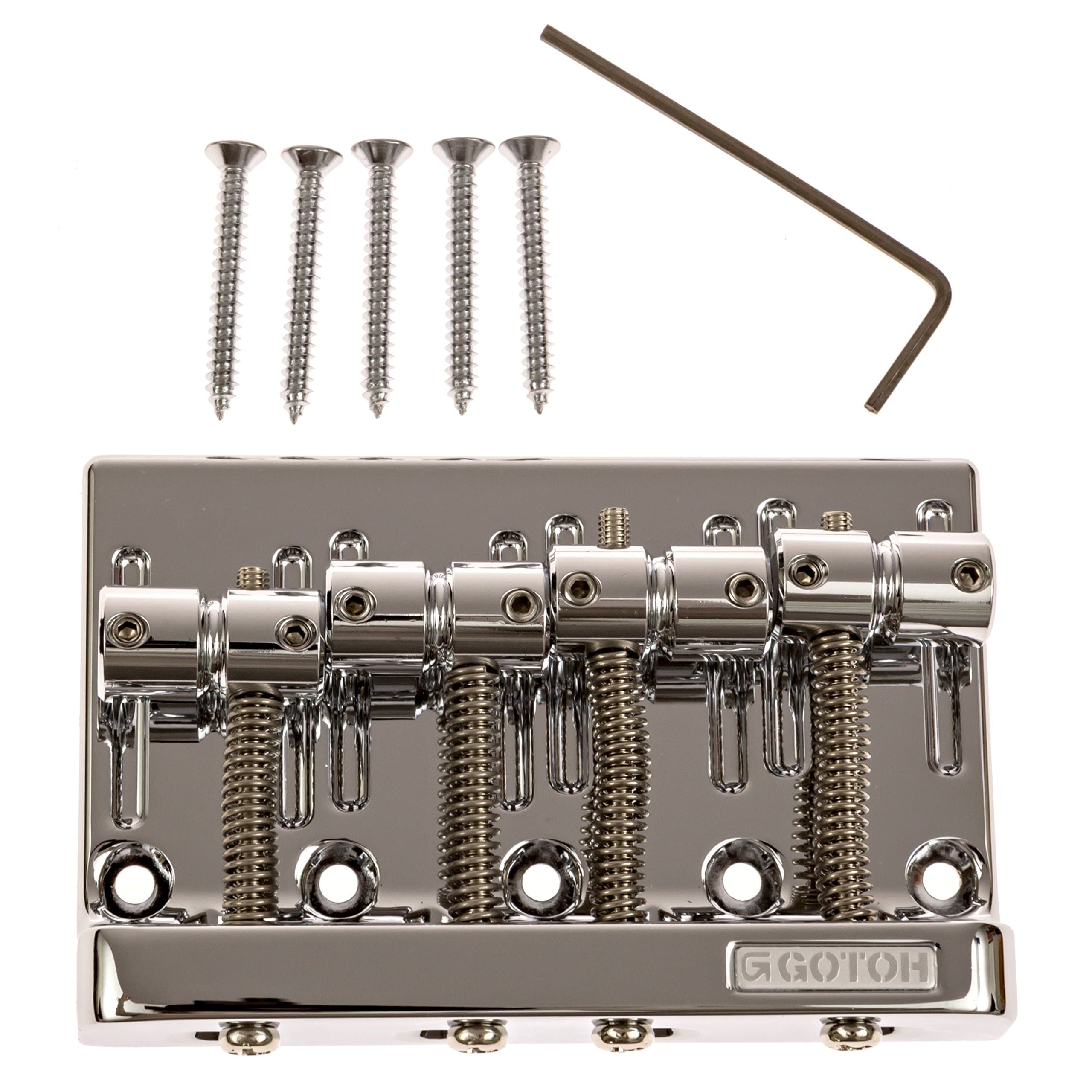 Fender Bass Bridge by Gotoh (201B-4), Chrome