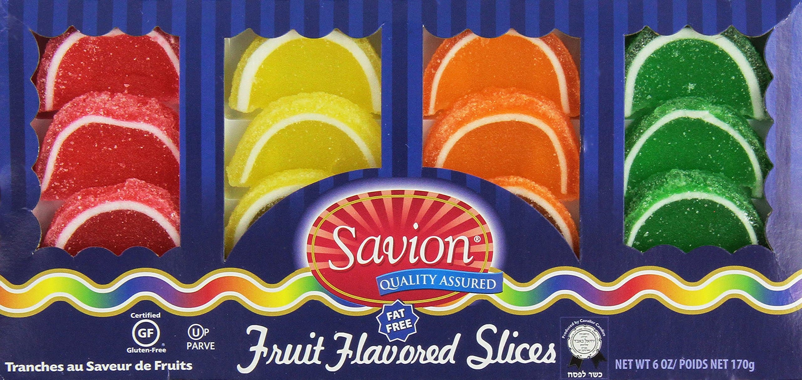 Savion Fancy Fruit Flavored Slices, 6 oz., Gluten-Free (Pack of 3)