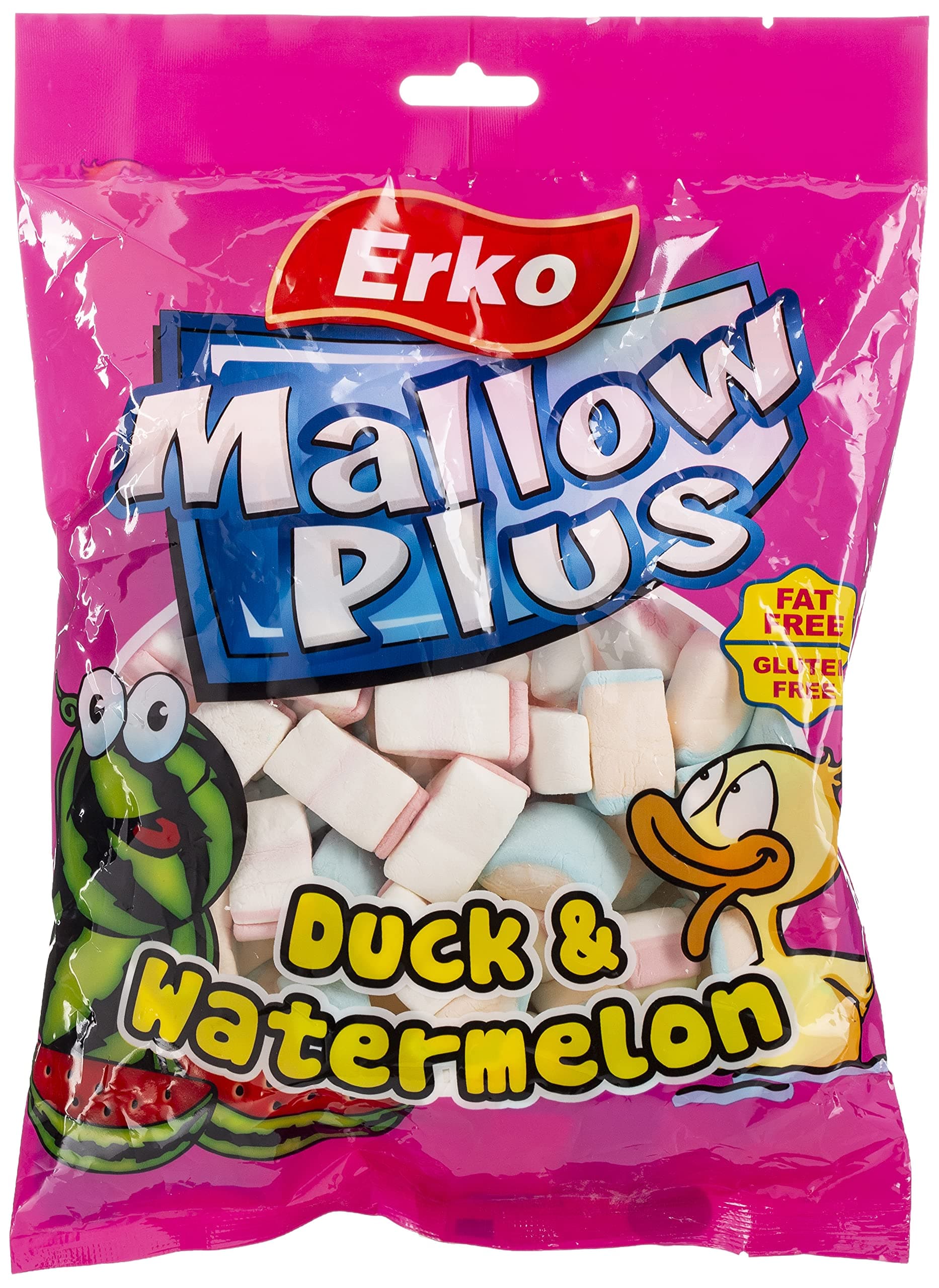 ErkoMallow PlUS Duck And Watermelon Flavour Marshmallow, 200 Gm