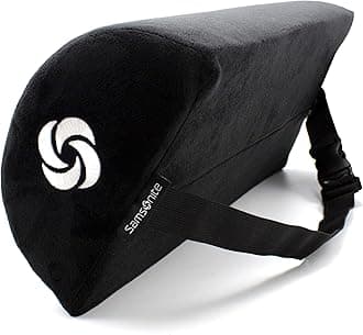 Half Moon Lumbar Support Pillow, Elevates Comfort, 100% Pure Memory Foam, Fits Most Seats