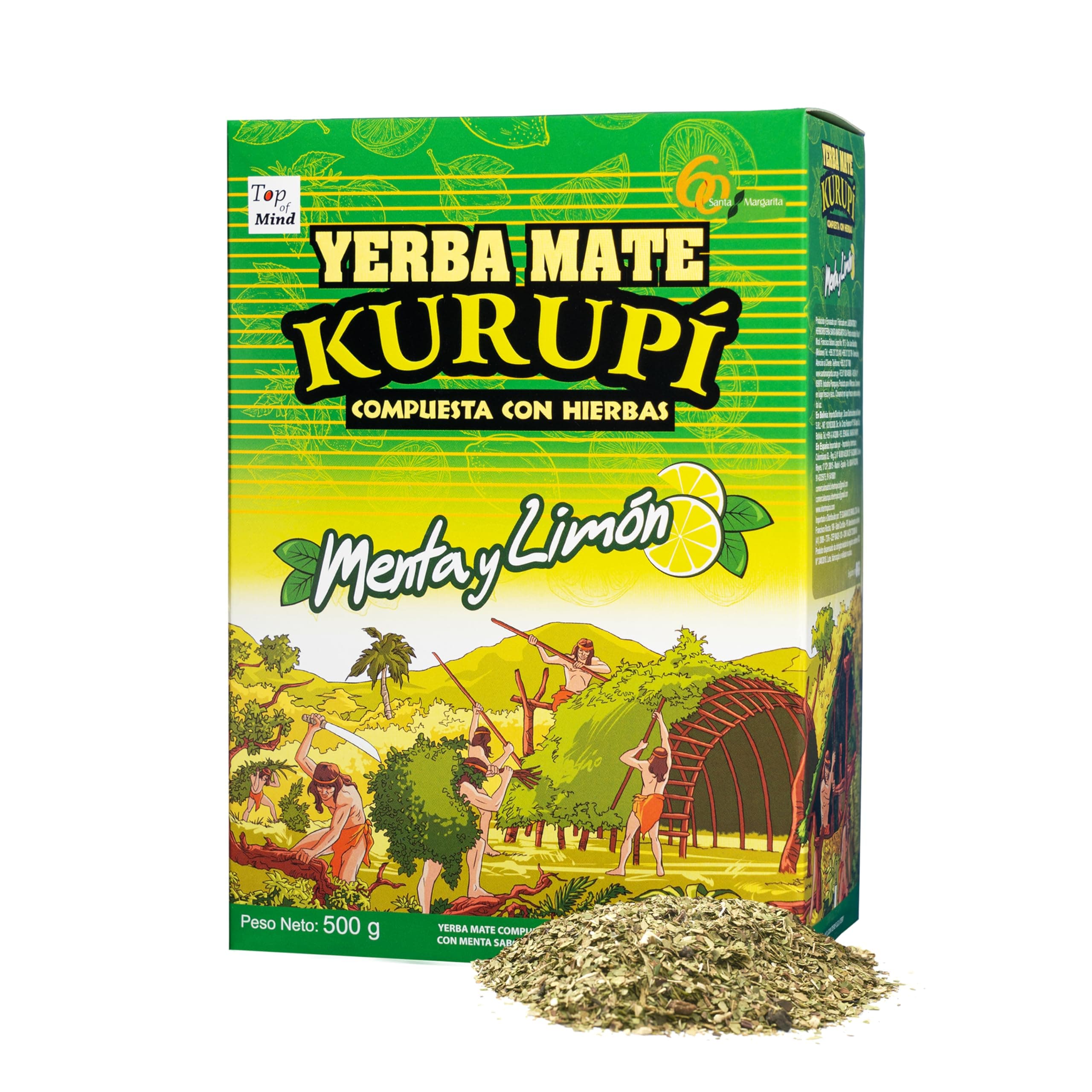 Kurupi Yerba Mate Mint and Lemon 500g
