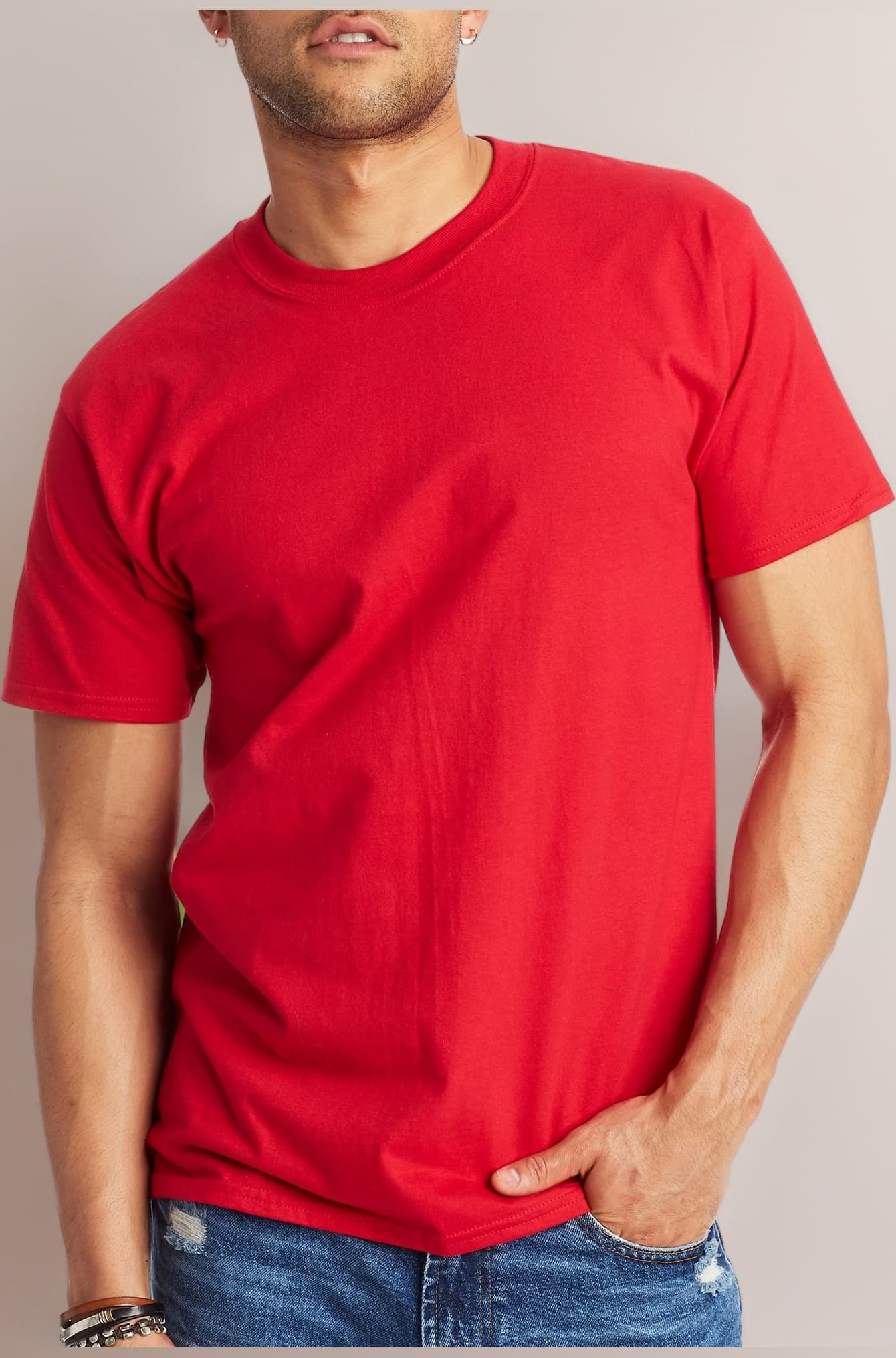 Hanes Short Sleeve Beefy T-Shirt - 5180