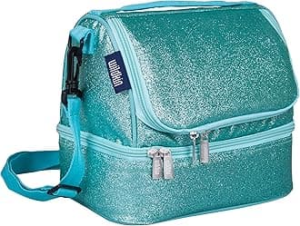 Wildkin 52905 Blue Glitter Lunch Bag, One Size