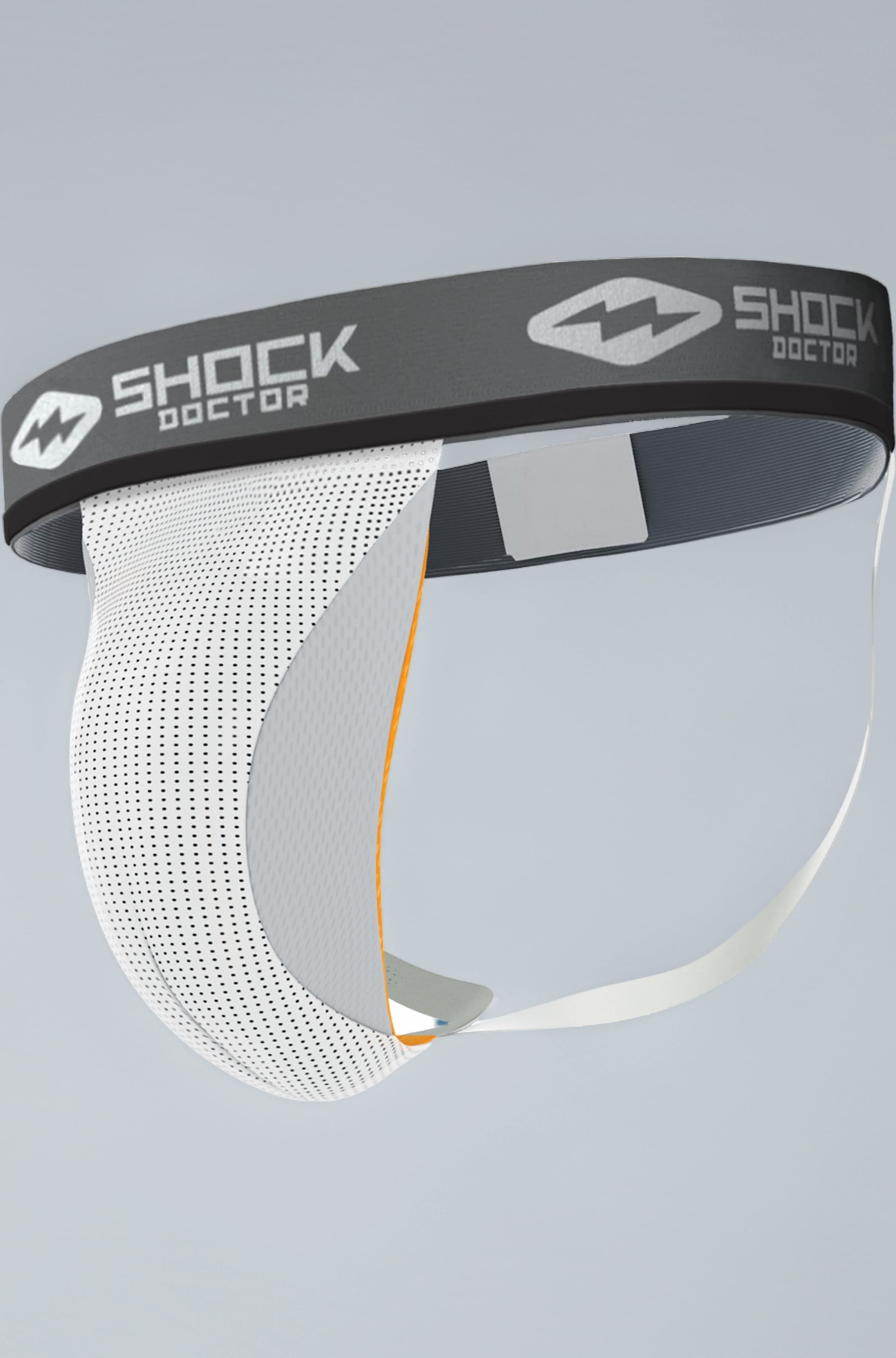 Men's Supporter with Cup Pocket, White, XX-Large