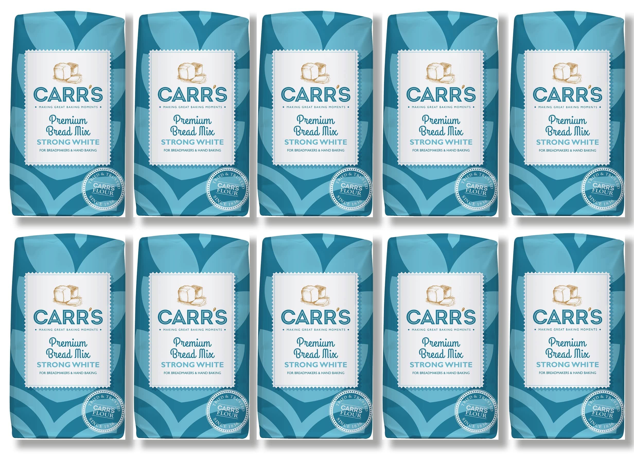 Carr's Premium White Bread Mix 10x500g