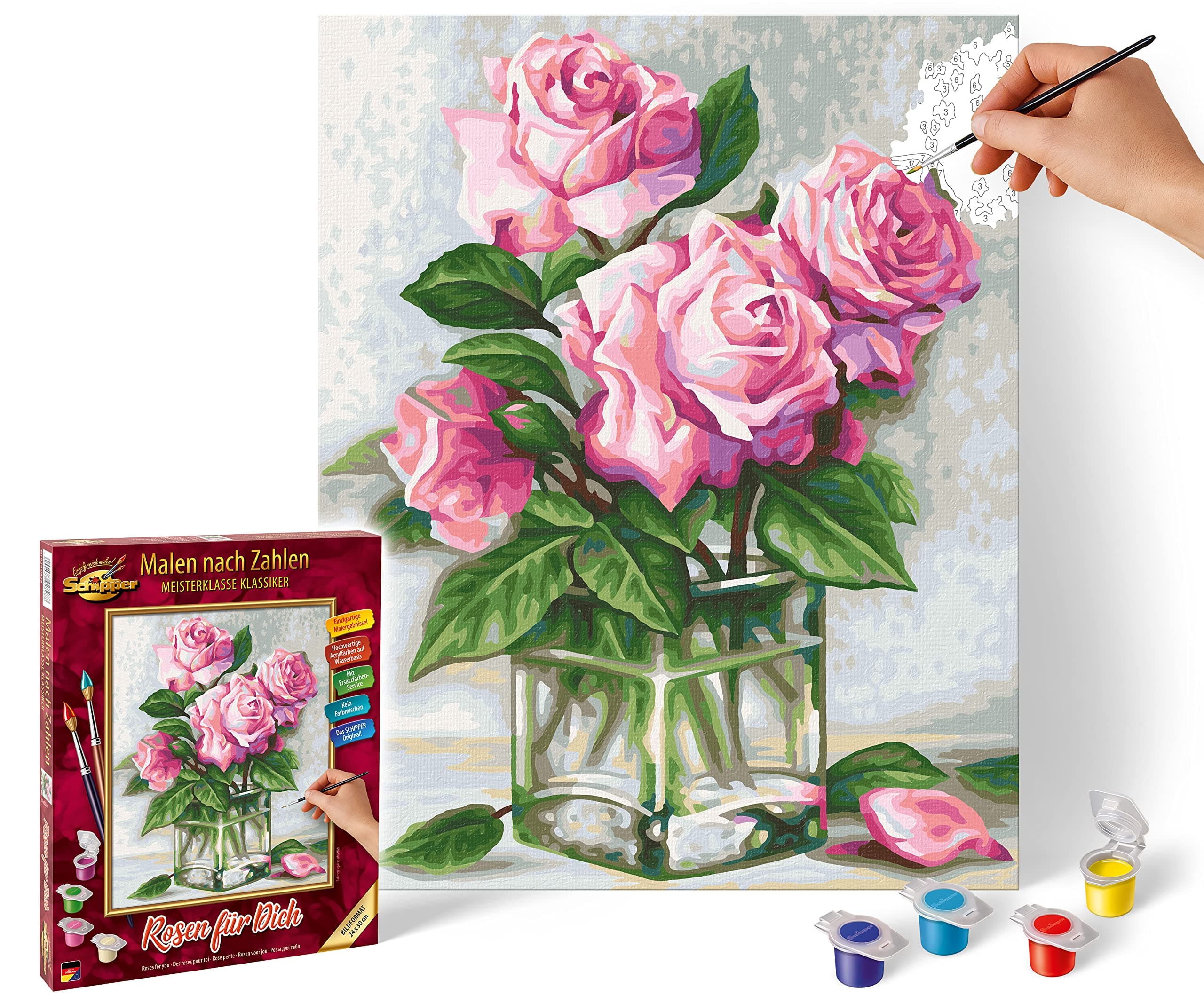 Roses for You Paint by Number Kit