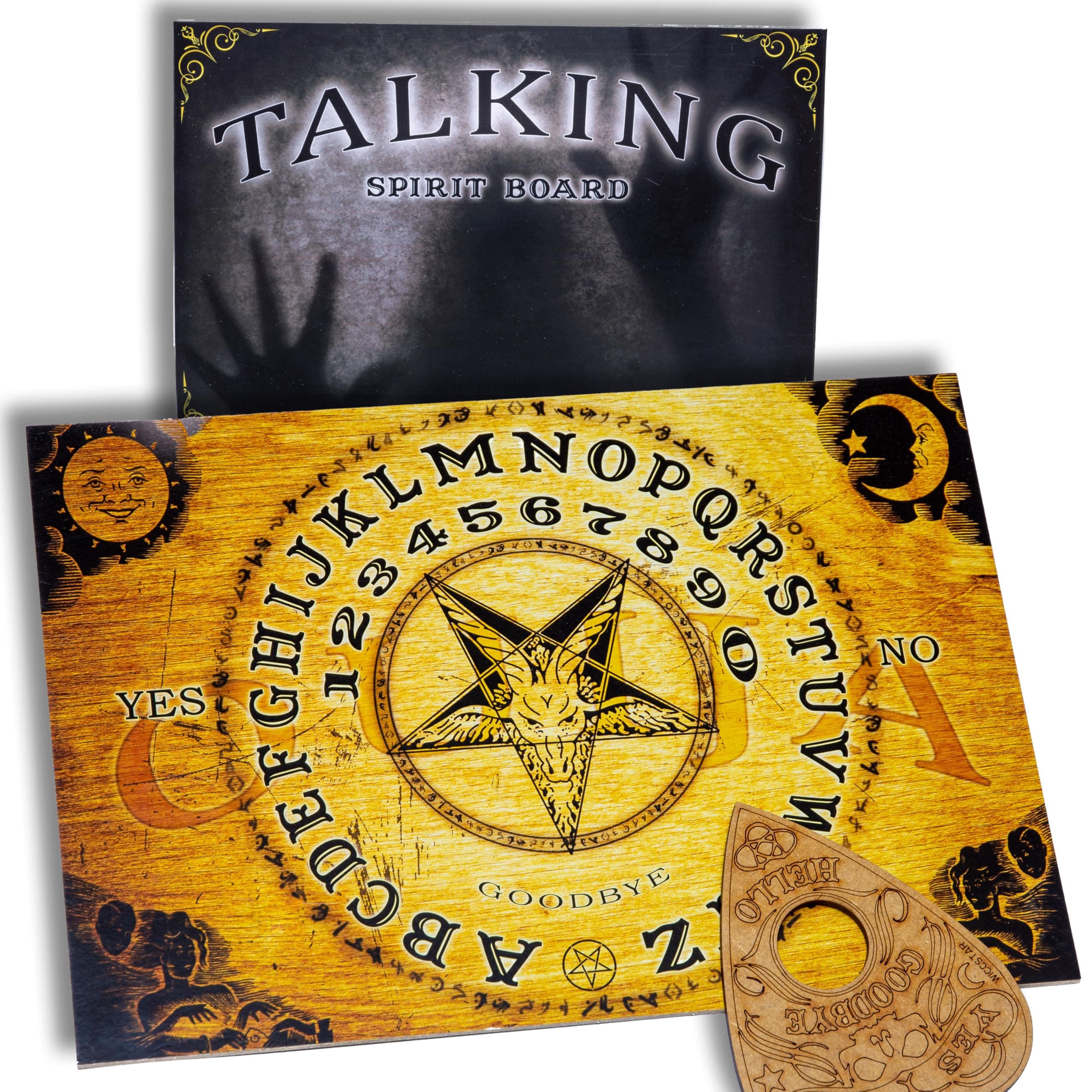 Spirit Board Game with Planchette and Detailed Instruction