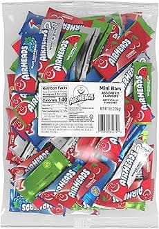 Mini Bars, Six Assorted Fruit Flavors, Easter Candy, Easter Basket Essentials Stuffers for Kids and Adults, Individually Wrapped Taffy, 5 Pound Bag