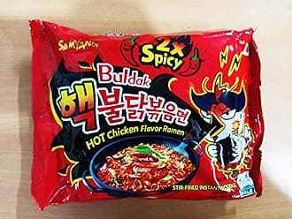 Samyang Hot Chicken Ramen 2X Spicy Buldak Noodles, 140gm