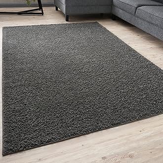 Living Room Rug - Shaggy Soft And Elegant Carpets For The Bedrooms And Kitchen, Easy To Clean, Many Different Sizes (80x300 cm, Dark Grey)