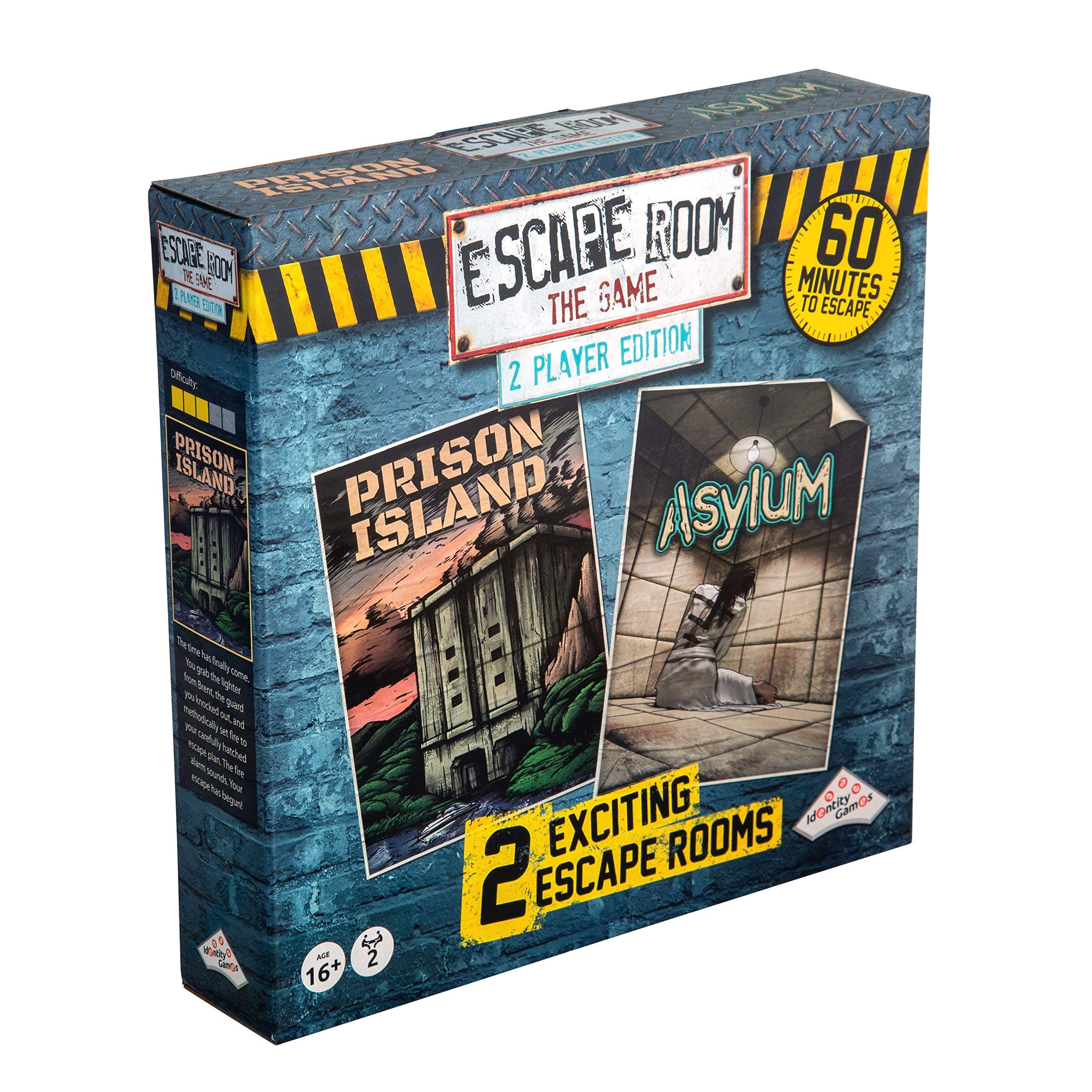 Escape Room The Game – 2 Player Incarceration Edition with 2 Games | Solve The Mystery Board Game for Adults and Teens