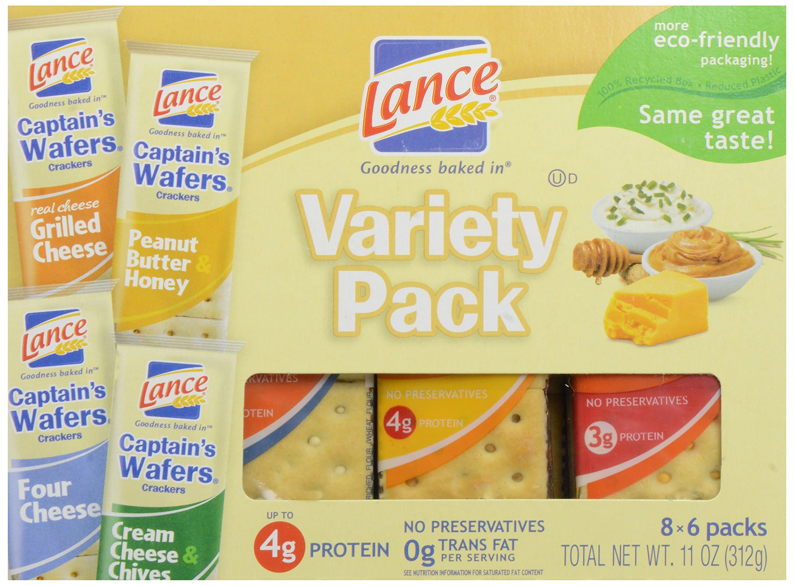 LanceCaptain Choice Variety Pack Sandwich Crackers, 11 oz